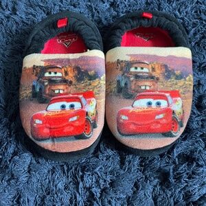 Cars slippers worn once size 9/10